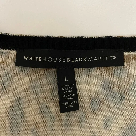 White House Black Market Sweater, Size L - Picture 2 of 7